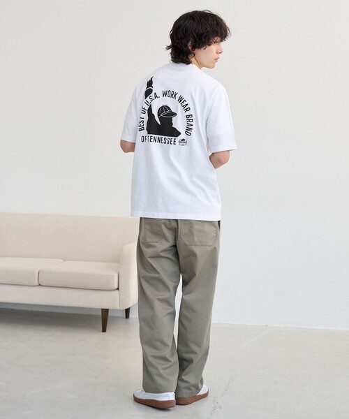 coen(コーエン)の「【REDKAP/レッドキャップ】別注プリントTシャツ(Tシャツ/カットソー・メンズ・ブラック/ホワイト/ベージュ・XL/M/L)」の5枚目の写真
