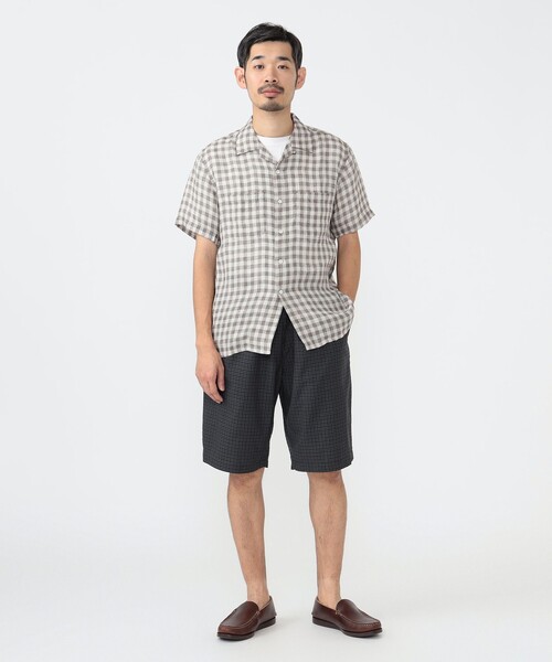 BEAMS PLUS(ビームスプラス)の「ウォッシャブル ウール チェック イージー ショーツ(その他パンツ・メンズ・グリーン/ブルー・L/XL/S/M)」の15枚目の写真