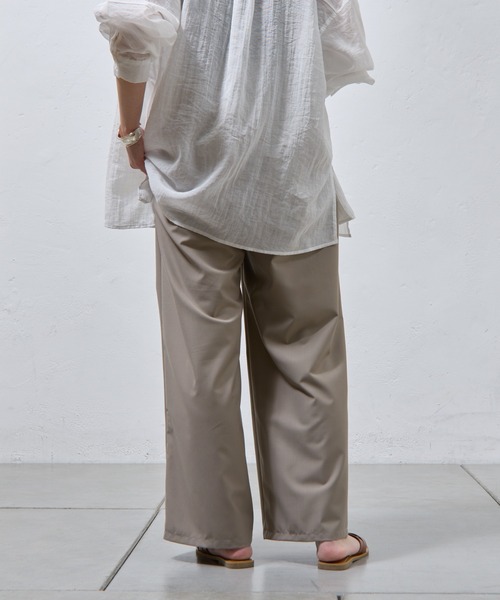 COLONY 2139(コロニートゥーワンスリーナイン)の「2タックスラックスパンツ(スラックス・レディース・ブラック/グレイッシュベージュ/グレー・SMALL/MEDIUM)」の14枚目の写真