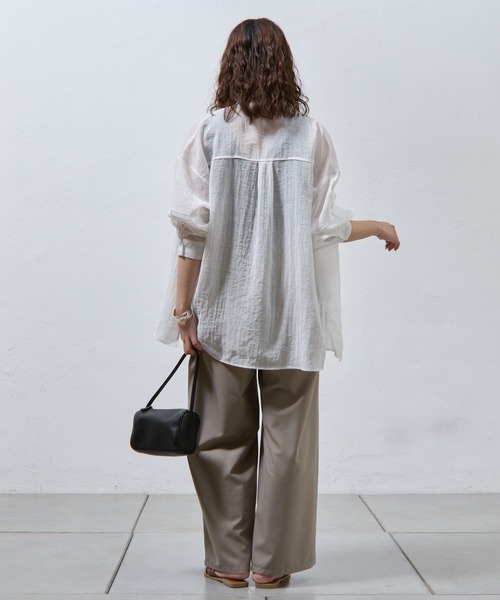 COLONY 2139(コロニートゥーワンスリーナイン)の「2タックスラックスパンツ(スラックス・レディース・ブラック/グレイッシュベージュ/グレー・SMALL/MEDIUM)」の18枚目の写真