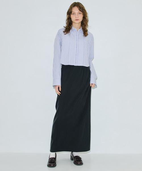 PUBLIC TOKYO バックケープクロップドシャツ バックケープクロップドシャツ（シャツ/ブラウス）｜PUBLIC