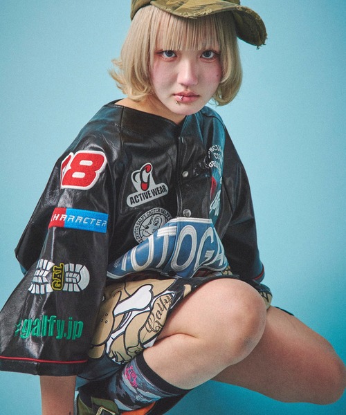 GALFY(ガルフィー)の「GALFY-レーシングシャツ(その他トップス・メンズ・ブラック/サックスブルー/パープル・L/XL)」の7枚目の写真