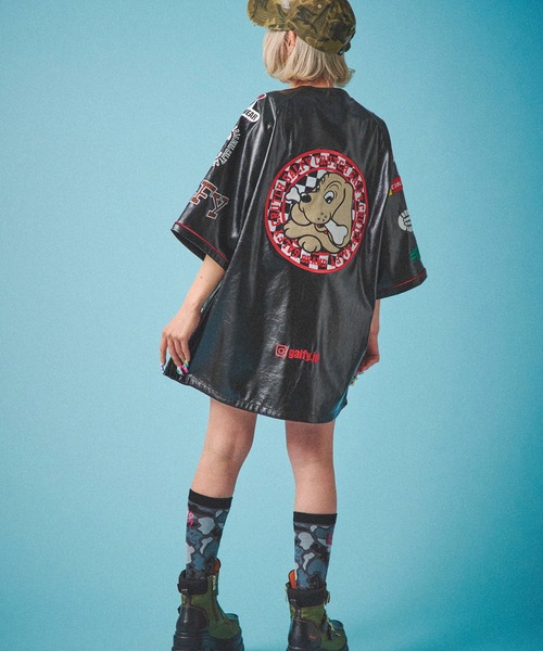 GALFY(ガルフィー)の「GALFY-レーシングシャツ(その他トップス・メンズ・ブラック/サックスブルー/パープル・L/XL)」の9枚目の写真