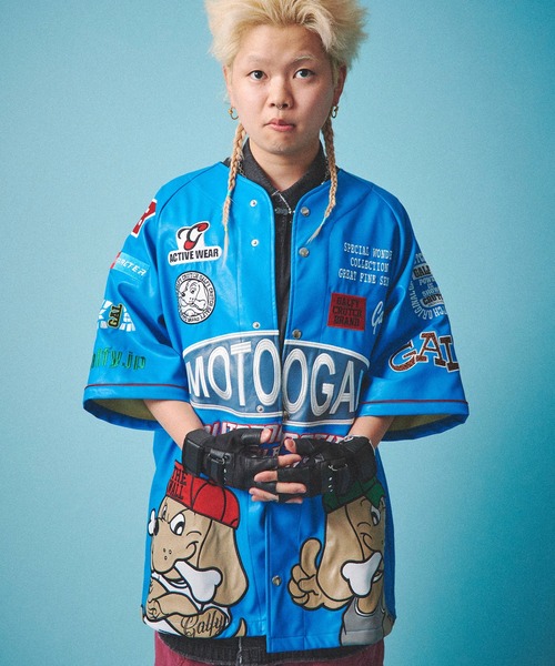 GALFY(ガルフィー)の「GALFY-レーシングシャツ(その他トップス・メンズ・ブラック/サックスブルー/パープル・L/XL)」の15枚目の写真