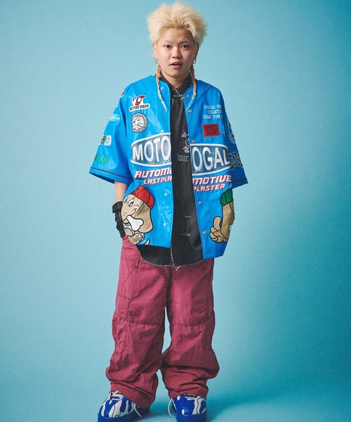 GALFY(ガルフィー)の「GALFY-レーシングシャツ(その他トップス・メンズ・ブラック/サックスブルー/パープル・L/XL)」の18枚目の写真