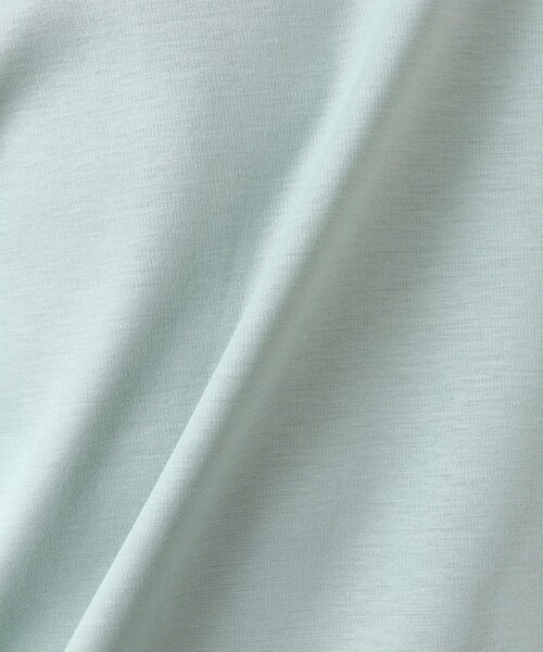 NOLLEY’S(ノーリーズ)の「《接触冷感》スーピマコットン ダブルカラーTee 25SS(Tシャツ/カットソー・メンズ・チャコールグレー/ブラック/グレイッシュベージュ/ホワイト/ネイビー/ミント・S/M/L/XL)」の10枚目の写真