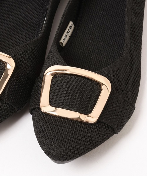 GLOBAL WORK（グローバルワーク）の「らくっションバックルパンプス/287565（パンプス・レディース・シルバー/ブラック/ホワイト・SMALL/MEDIUM/LARGE）」の12枚目の写真