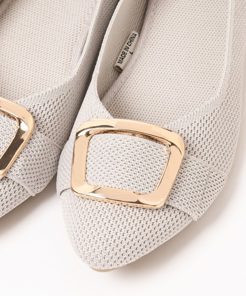 GLOBAL WORK（グローバルワーク）の「らくっションバックルパンプス/287565（パンプス・レディース・シルバー/ブラック/ホワイト・SMALL/MEDIUM/LARGE）」の13枚目の写真