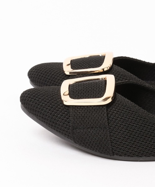 GLOBAL WORK（グローバルワーク）の「らくっションバックルパンプス/287565（パンプス・レディース・シルバー/ブラック/ホワイト・SMALL/MEDIUM/LARGE）」の14枚目の写真