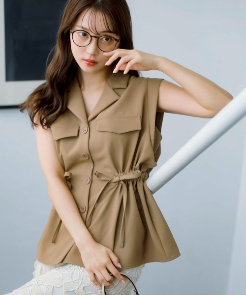 Noela♡カシュクールレースブラウス Noela（ノエラ）の「カシュクールレースブラウス（シャツ