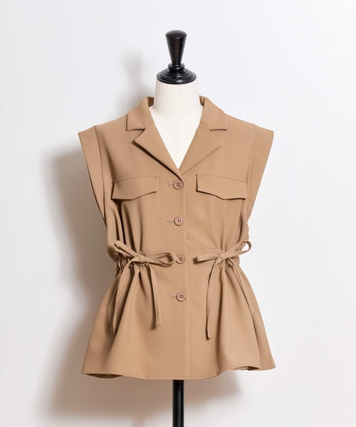 NOELA（ノエラ）の「【新色追加】ウエストギャザージレブラウス