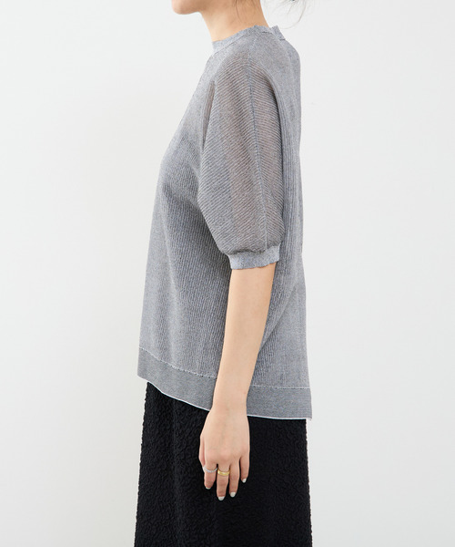 セール】ビッグシルエットニットTシャツ（ニット/セーター