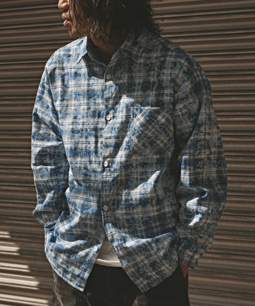 セール】Vintage Finish Check Shirt / ヴィンテージ加工