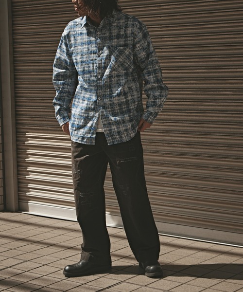 セール】Vintage Finish Check Shirt / ヴィンテージ加工