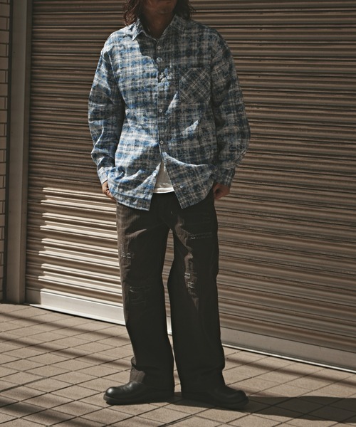セール】Vintage Finish Check Shirt / ヴィンテージ加工