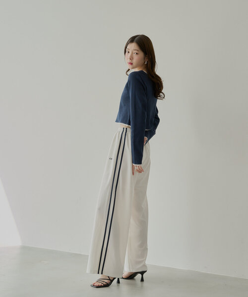 Chico(チコ)の「レースギャザーリブロンT(Tシャツ/カットソー・レディース・グレー/ネイビー/ピンク/ホワイト・FREE)」の17枚目の写真