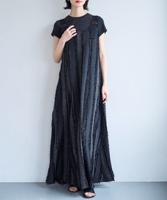 MURRAL/ミューラル】Dahlia shrinking embroidery camisole dress