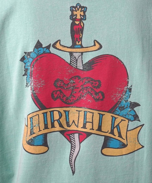 AIRWALK（エアウォーク）の「【AIRWALK】ヴィンテージライク ハードグラフィック ボックスシルエット半袖Tシャツ メンズ レディース（Tシャツ/カットソー・メンズ・ミント/ブラック系その他/ブラック/ホワイト系その他/ホワイト/グリーン系その他・L/M）」の11枚目の写真