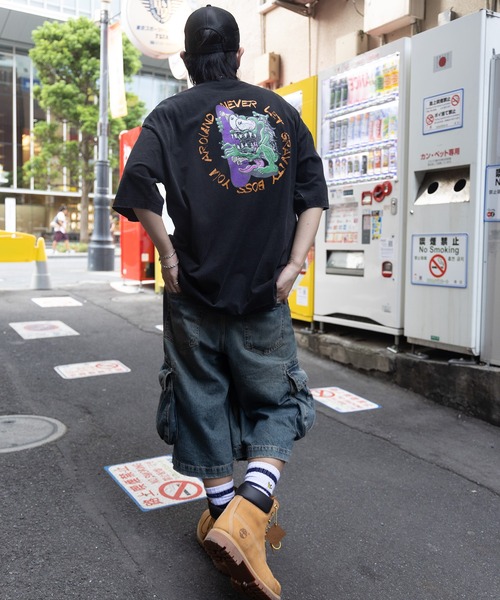 AIRWALK(エアウォーク)の「【AIRWALK】ヴィンテージライク ハードグラフィック ボックスシルエット半袖Tシャツ メンズ レディース(Tシャツ/カットソー・メンズ・ミント/ブラック系その他/ブラック/ホワイト系その他/ホワイト/グリーン系その他・L/M)」の8枚目の写真