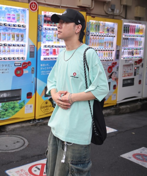 AIRWALK(エアウォーク)の「【AIRWALK】ヴィンテージライク ハードグラフィック ボックスシルエット半袖Tシャツ メンズ レディース(Tシャツ/カットソー・メンズ・ミント/ブラック系その他/ブラック/ホワイト系その他/ホワイト/グリーン系その他・L/M)」の22枚目の写真