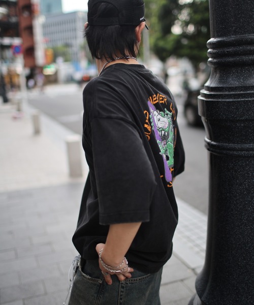 AIRWALK(エアウォーク)の「【AIRWALK】ヴィンテージライク ハードグラフィック ボックスシルエット半袖Tシャツ メンズ レディース(Tシャツ/カットソー・メンズ・ミント/ブラック系その他/ブラック/ホワイト系その他/ホワイト/グリーン系その他・L/M)」の15枚目の写真