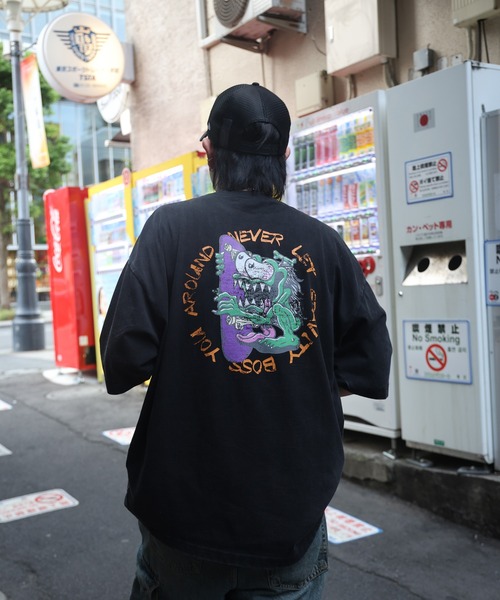 AIRWALK(エアウォーク)の「【AIRWALK】ヴィンテージライク ハードグラフィック ボックスシルエット半袖Tシャツ メンズ レディース(Tシャツ/カットソー・メンズ・ミント/ブラック系その他/ブラック/ホワイト系その他/ホワイト/グリーン系その他・L/M)」の16枚目の写真