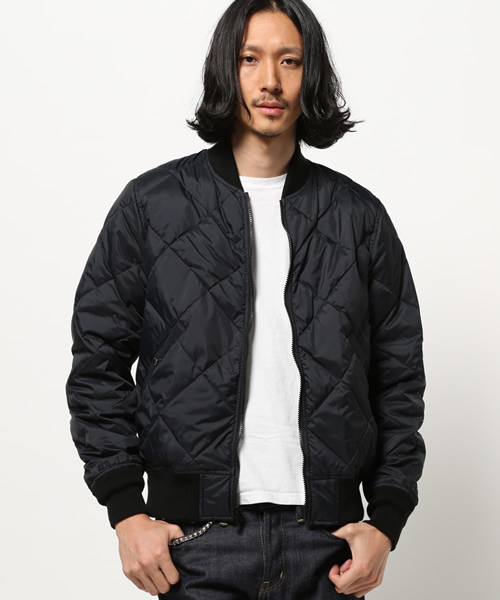 HYSTERIC GLAMOUR(ヒステリックグラマー)の「プリマダウンナイロンタフタ キルトMA-1 JK(MA-1・メンズ・カーキ/グリーン系カモフラージュ/ブラック・SMALL/MEDIUM/LARGE)」の19枚目の写真