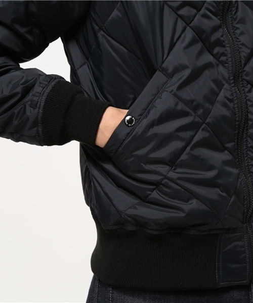 HYSTERIC GLAMOUR(ヒステリックグラマー)の「プリマダウンナイロンタフタ キルトMA-1 JK(MA-1・メンズ・カーキ/グリーン系カモフラージュ/ブラック・SMALL/MEDIUM/LARGE)」の21枚目の写真