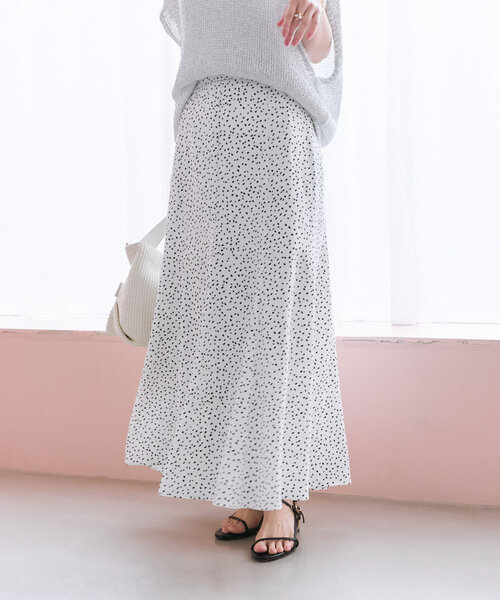 ラブティックボンボン　マーメイドニットスカート　トープ La boutique BonBon - La boutique BonBon マーメイドニット