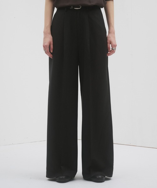 ２tuck wide baggy slacks / ２タックバギースラックス 2tuck wide baggy slacks / 2タックワイドバギーフレア