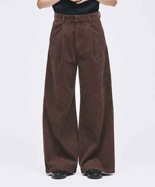 selle glant（セレグランテ）の「TUCK BAGGY SLACKS/タックバギースラックスパンツ（スラックス・メンズ・ダークブラウン/ネイビー/ブラック/ブラック系/グレー系/ネイビー系/ネイビー系1/ブラック系1/ダークブラウン系2/ブラック系2・SMALL/MEDIUM/LARGE/X-SMALL）」の7枚目の写真