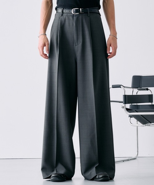 TUCK BAGGY SLACKS/タックバギースラックスパンツ（スラックス