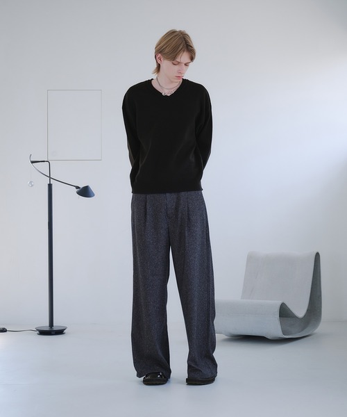 TUCK BAGGY SLACKS/タックバギースラックスパンツ（スラックス