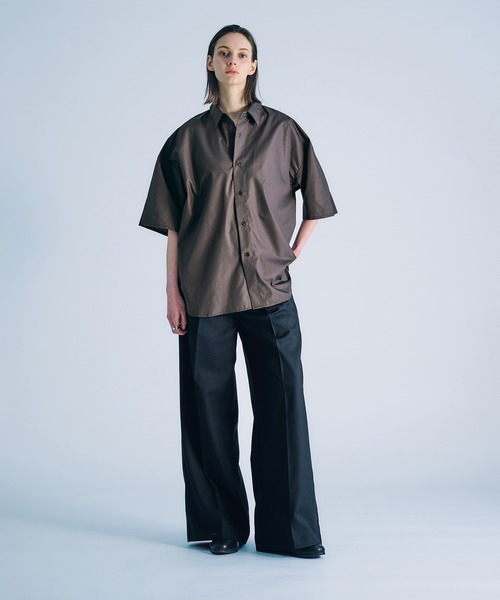 selle glant（セレグランテ）の「TUCK BAGGY SLACKS/タックバギースラックスパンツ（スラックス・メンズ・ダークブラウン/ネイビー/ブラック/ブラック系/グレー系/ネイビー系/ネイビー系1/ブラック系1/ダークブラウン系2/ブラック系2・SMALL/MEDIUM/LARGE/X-SMALL）」の20枚目の写真