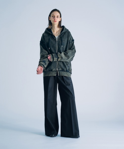 selle glant（セレグランテ）の「TUCK BAGGY SLACKS/タックバギースラックスパンツ（スラックス・メンズ・ダークブラウン/ネイビー/ブラック/ブラック系/グレー系/ネイビー系/ネイビー系1/ブラック系1/ダークブラウン系2/ブラック系2・SMALL/MEDIUM/LARGE/X-SMALL）」の22枚目の写真