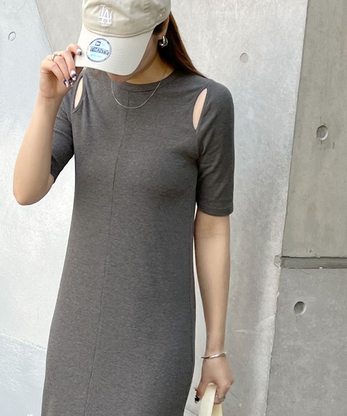 ◆送料・関税無料◆Sea NY カットアウトデザインワンピース ストライプ柄カットアウトニットワンピース - ストライプ | ZARA