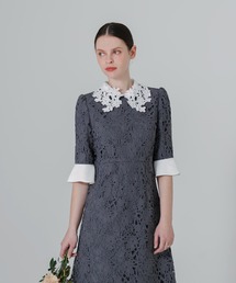 新品未着用・タグ付き】Leja 刺繍レースワンピース