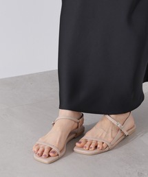 【新品未使用品】 アンクルストラップフラットサンダル Georgina ジョージナ アンクルストラッププラットフォーム