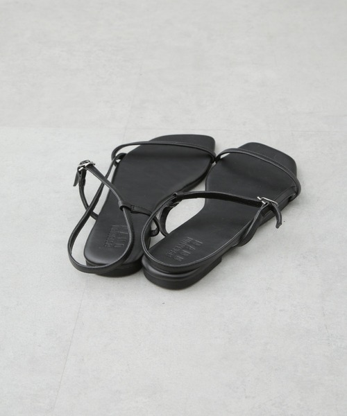 NANO universe（ナノユニバース）の「アンクルストラップフラットサンダル（サンダル・レディース・ベージュ/ブラック/シルバー・36/37/38）」の9枚目の写真