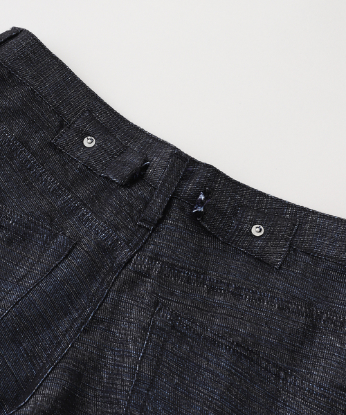 DAIRIKU（ダイリク）の「DAIRIKU / ダイリク Straight Linen Denim Pants L-DNM2（デニムパンツ・メンズ・ブルー・31/27/29）」の4枚目の写真