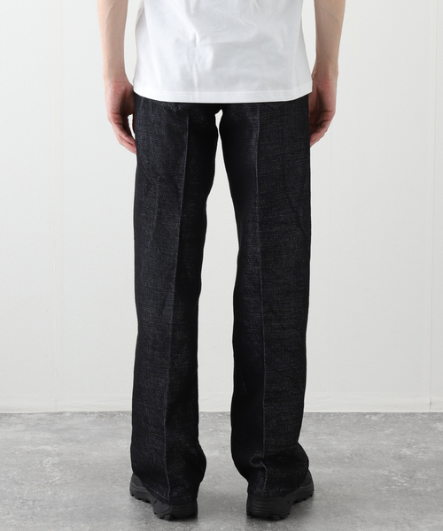 DAIRIKU（ダイリク）の「DAIRIKU / ダイリク Straight Linen Denim Pants L-DNM2（デニムパンツ・メンズ・ブルー・31/27/29）」の8枚目の写真