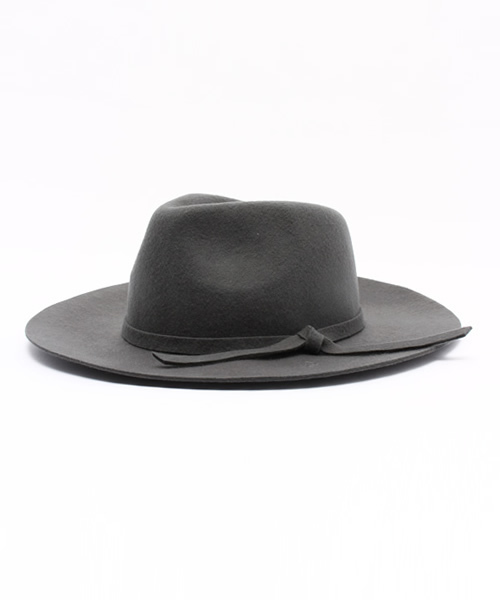 FREE'S MART（フリーズマート）の「フェルト帯中折れハット（ハット・レディース・グレー/ベージュ/ブラック/カーキ・FREE）」の3枚目の写真