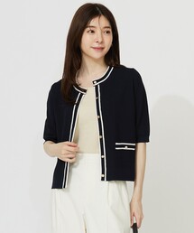 any SiS（エニィスィス）の「リンクスバイカラー カーディガン（カーディガン/ボレロ・レディース）」