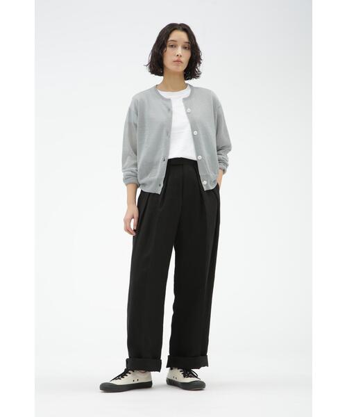 MARGARET HOWELL（マーガレットハウエル）の「FINE LINEN（カーディガン/ボレロ・レディース・グレー系その他/ブルー系その他2/ブラウン系その他2・2）」の11枚目の写真