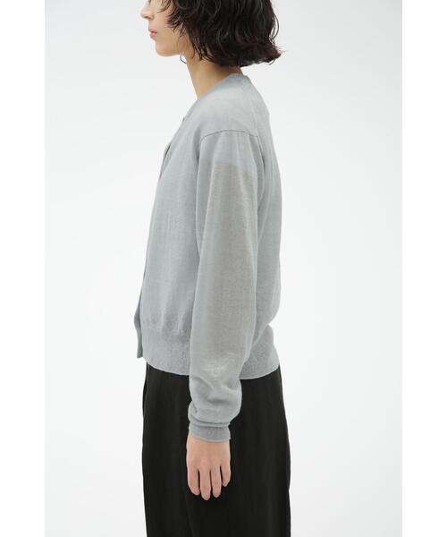 MARGARET HOWELL（マーガレットハウエル）の「FINE LINEN（カーディガン/ボレロ・レディース・グレー系その他/ブルー系その他2/ブラウン系その他2・2）」の12枚目の写真