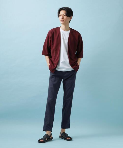 THE SHOP TK (ザ ショップ ティーケー )の「【ひんやり快適ビジネス兼用パンツ】7DAYSパンツ COOL 接触冷感/ストレッチ/ON・OFF兼用(その他パンツ・メンズ・ブラック/チャコールグレー/ネイビー/グレー/オフホワイト・01/02/03/04/05)」の12枚目の写真
