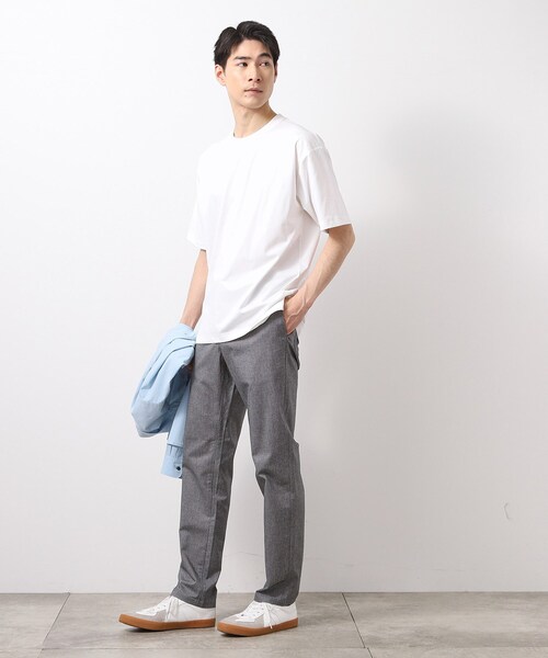 THE SHOP TK (ザ ショップ ティーケー )の「【ひんやり快適ビジネス兼用パンツ】7DAYSパンツ COOL 接触冷感/ストレッチ/ON・OFF兼用(その他パンツ・メンズ・ブラック/チャコールグレー/ネイビー/グレー/オフホワイト・01/02/03/04/05)」の21枚目の写真