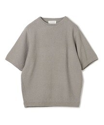 TOMORROWLAND tricot コットンリネン クルーネックプルオーバーニット