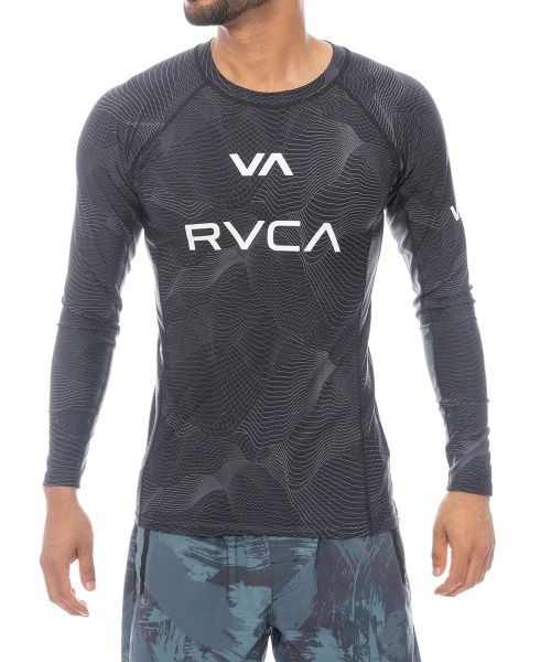 【送料無料】RVCA SPORTSメンズ VA RVCA BLUR SS ラッシュガード RVCA SPORT メンズ 【VA SPORT】 VA RVCA RASH SS ラッシュ