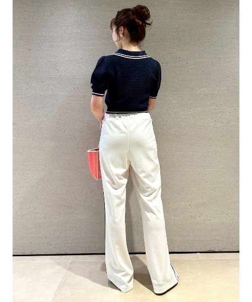 LILY BROWN(リリーブラウン)の「【LILY BROWN×MARY QUANT】シアーポロニットトップス(ニット/セーター・レディース・ホワイト/レッド/ネイビー・FREE)」の17枚目の写真